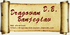 Dragovan Banjeglav vizit kartica